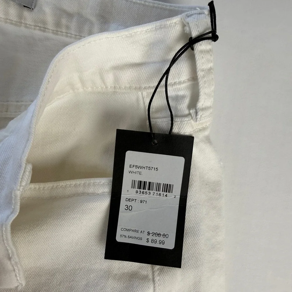 Joes Jeans Womens High Rise Flare‎ White Denim Pants Size 30 NWT NEW